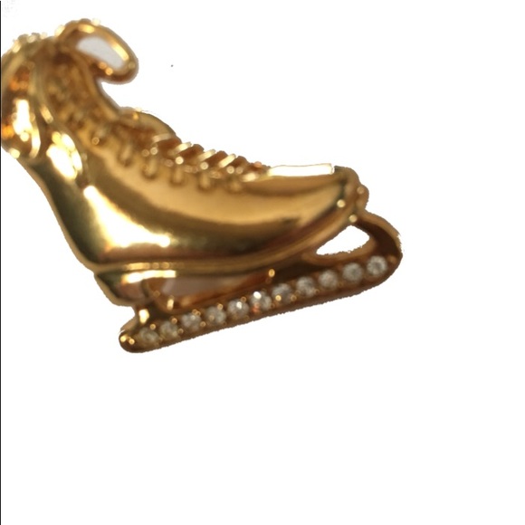 Gold color ice skate rhinestones - Picture 3 of 3