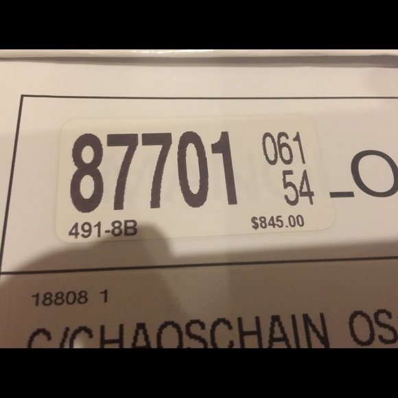 Manolo Blahnik Black chaos with chain sandals - Picture 7 of 8