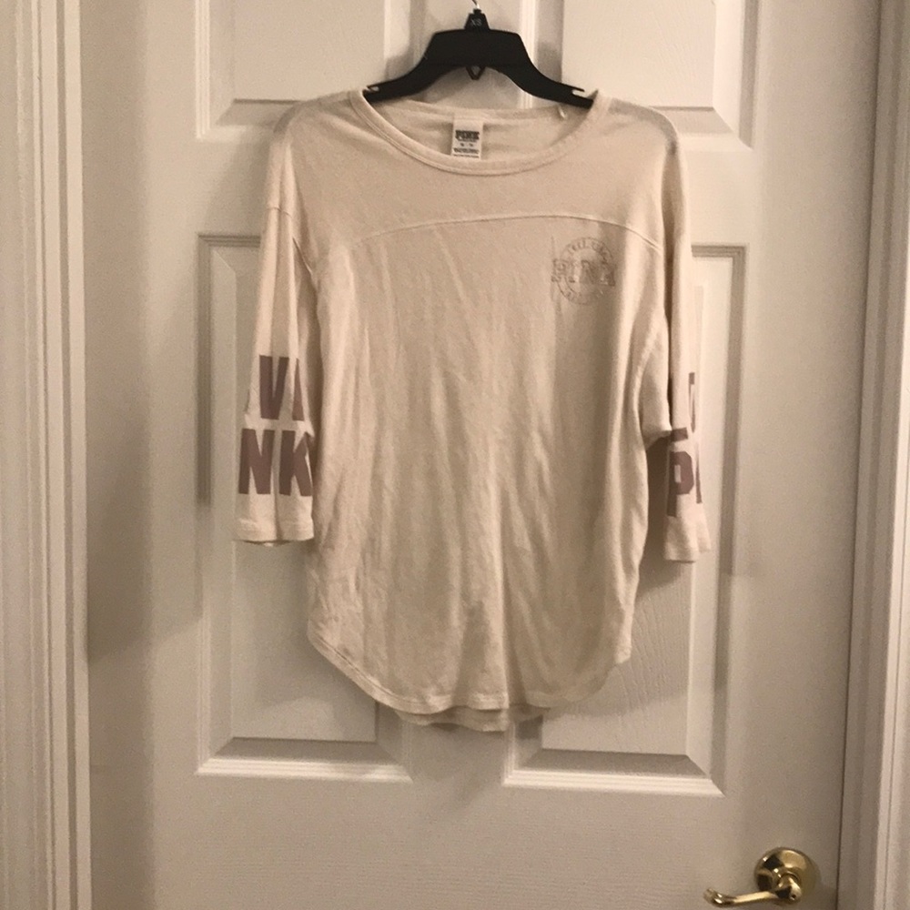 PINK three quarter length sweatshirt/sweater