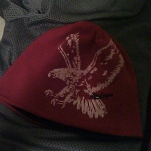 AMERICAN EAGLE RED BLUE BEANIE