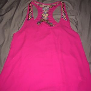 Hot pink tank