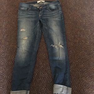 low rise hollister skinny jeans