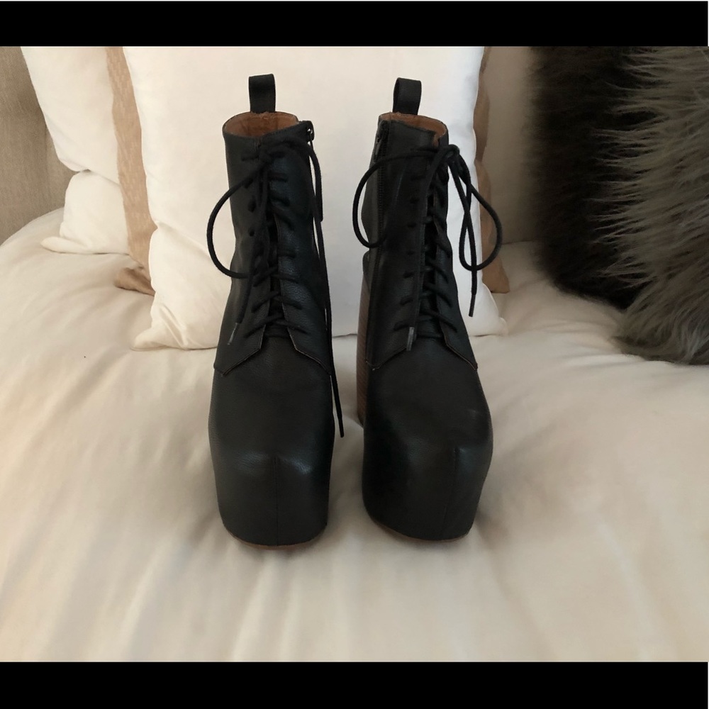 SOLD Jeffrey Campbell Black Lana Heel