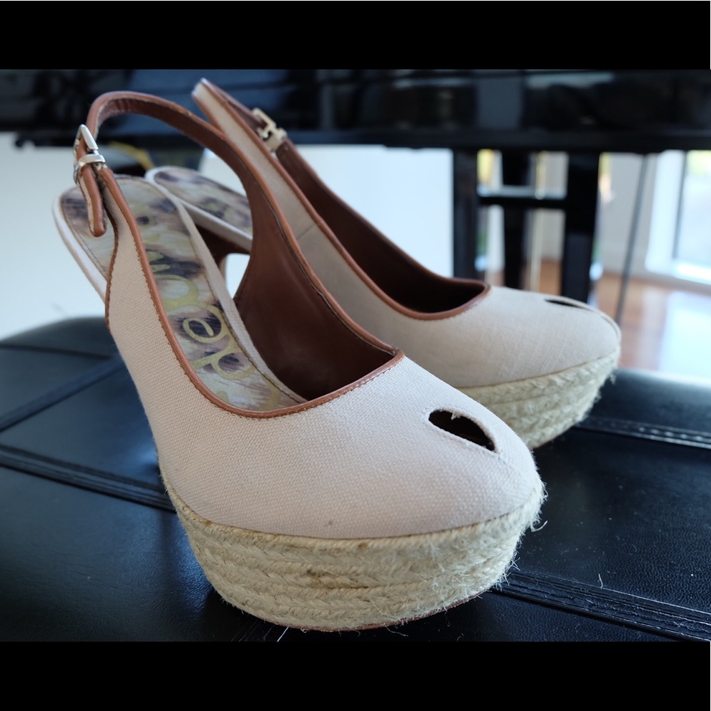 Sam Edelman Novato Peep-toe Pump SZ 6