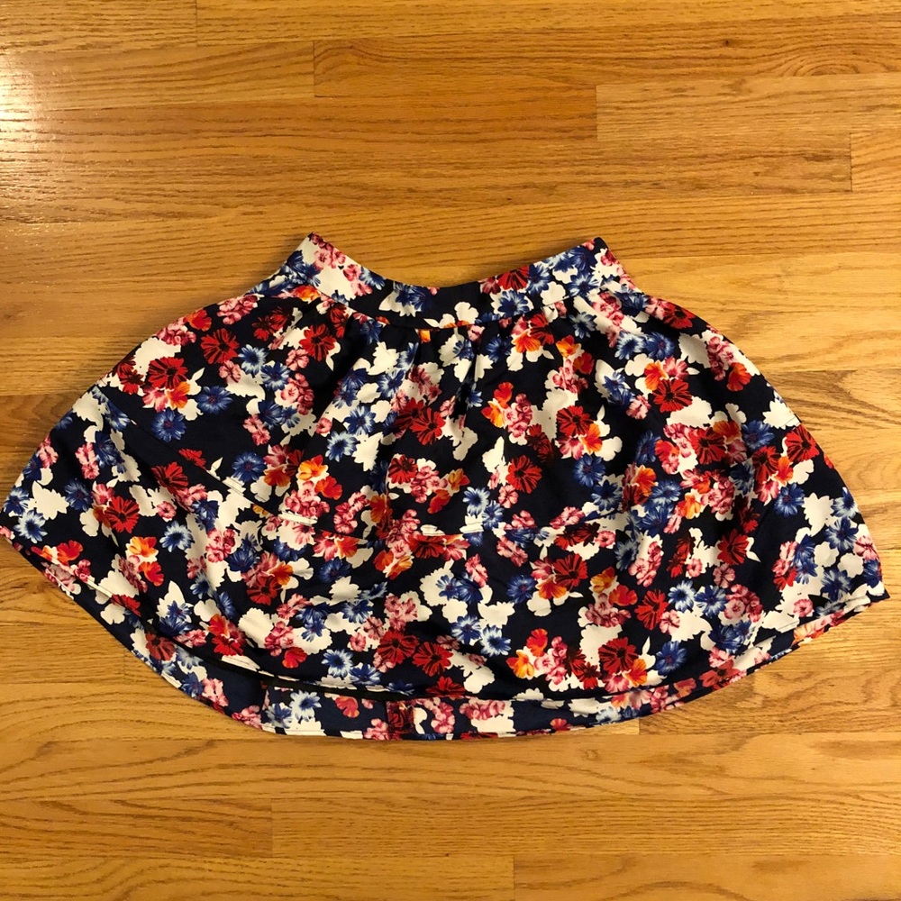 Floral Miniskirt