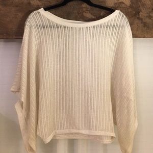 Anthro Pleoine drape sleeve top!