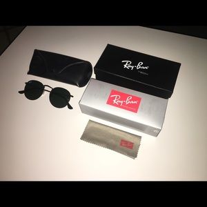 Authentic Ray-Ban 50mm 002 metal round frames