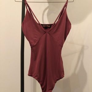 Maroon Body Suit (S)