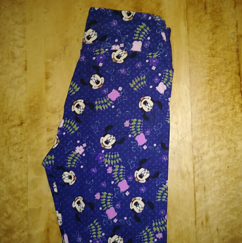 Lularoe OS leggings Minnie mouse