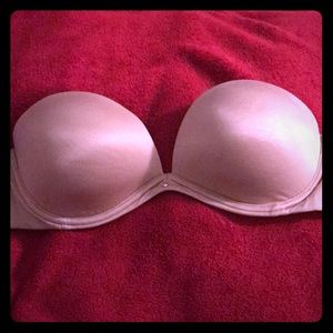 Victoria Secret Strapless Nude Bra
