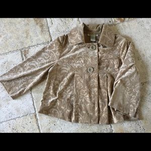 Camel luxe jacket