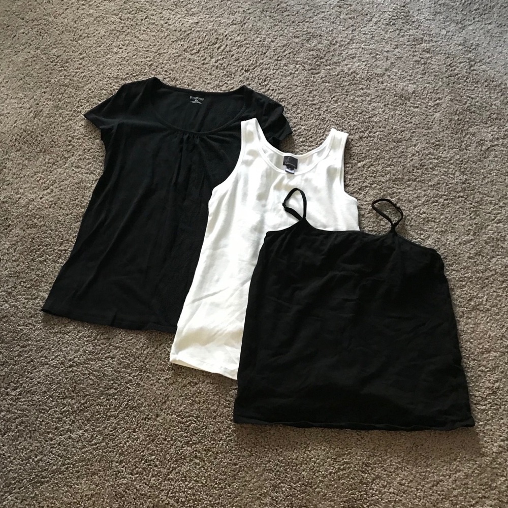 Set of 3 Maternity Basic Tops