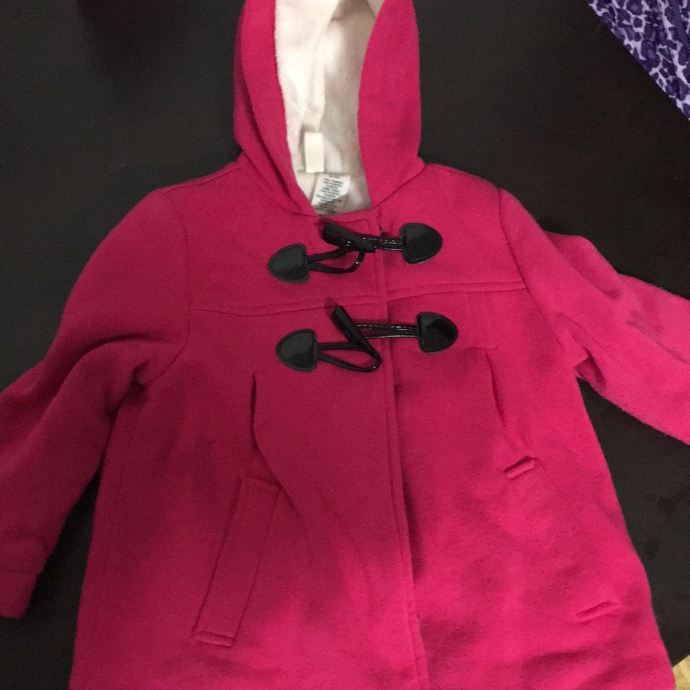 Pink girls peacoat size 3t