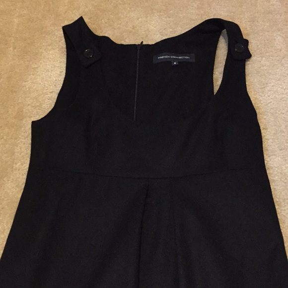 French Connection black wool dress - Picture 2 of 4
