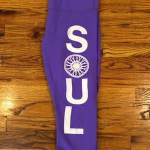 Lululemon SoulCycle Purple Half Leg Pants