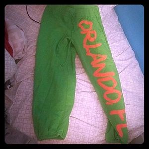 Sweatpants from Florida only worn once.