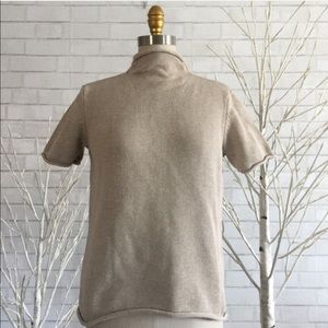 Crazy horse high neck sweater top Size M