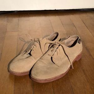 G. H. Bass & Co. Tan Suede Oxfords