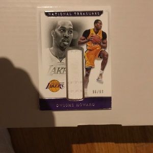 Limited Dwight Howard authentic jersey card