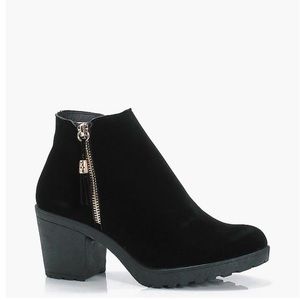 Black Booties WORN ONCE