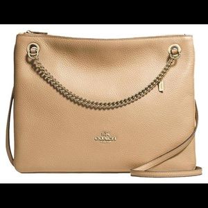 Authentic Coach Leather Convertible Crossbody