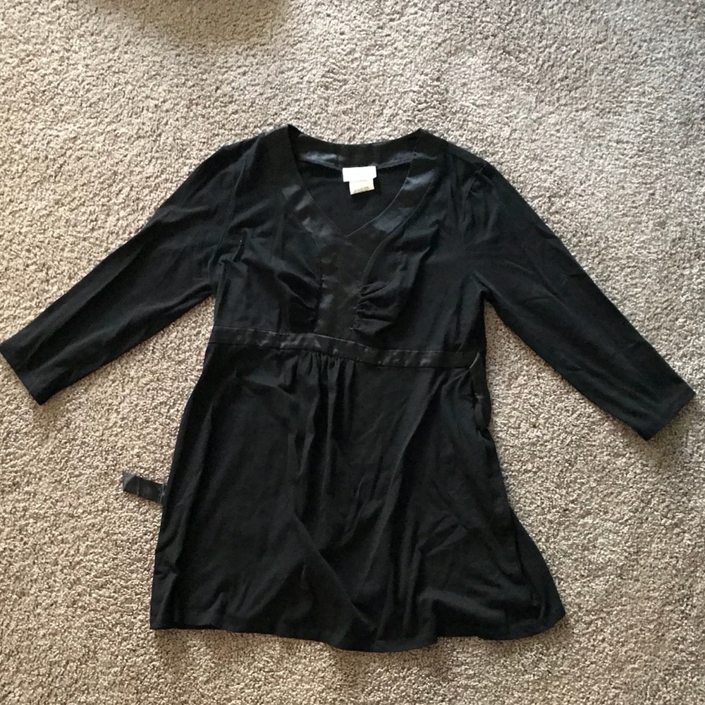 Black Maternity Top
