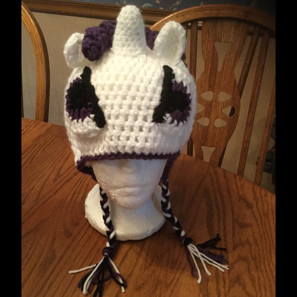 New handmade crochet My Little Pony inspired hat