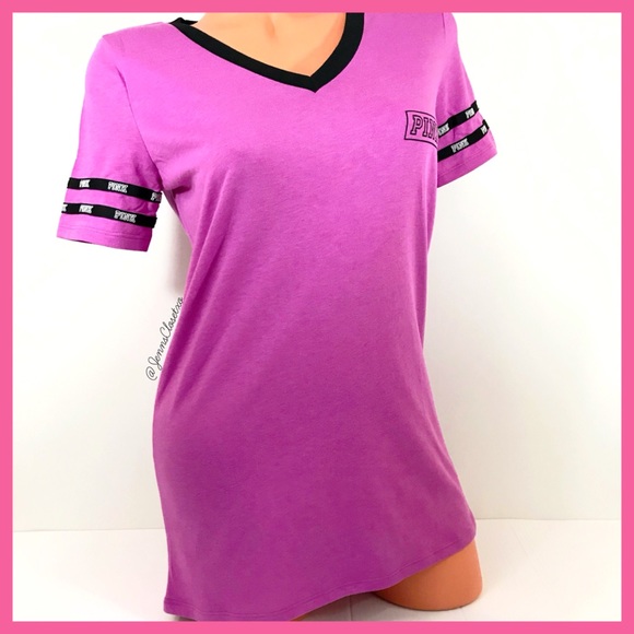 •Victoria’s Secret PINK• Perfect V-Neck tee - Picture 3 of 4