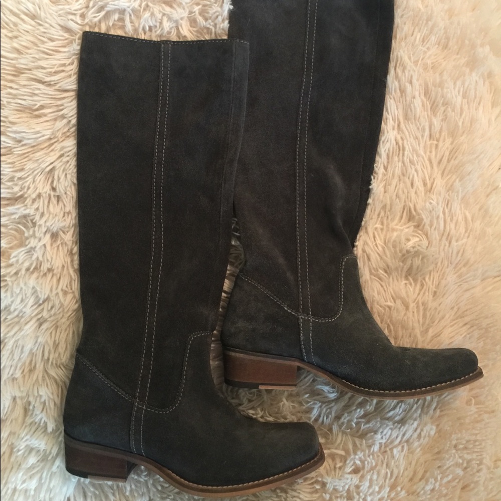Seychelles grey riding boots