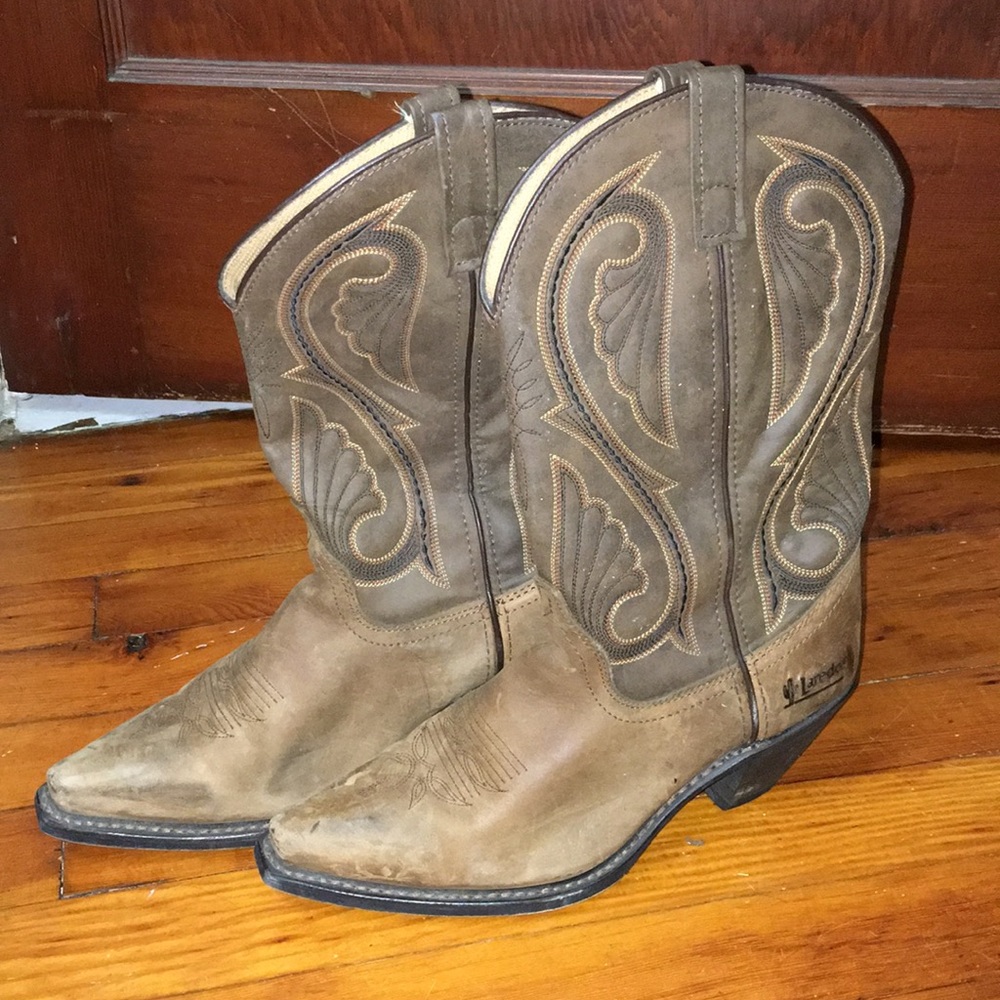 Laredo Lea Vamp Fox Boots size 8.5