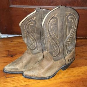 Laredo Lea Vamp Fox Boots size 8.5