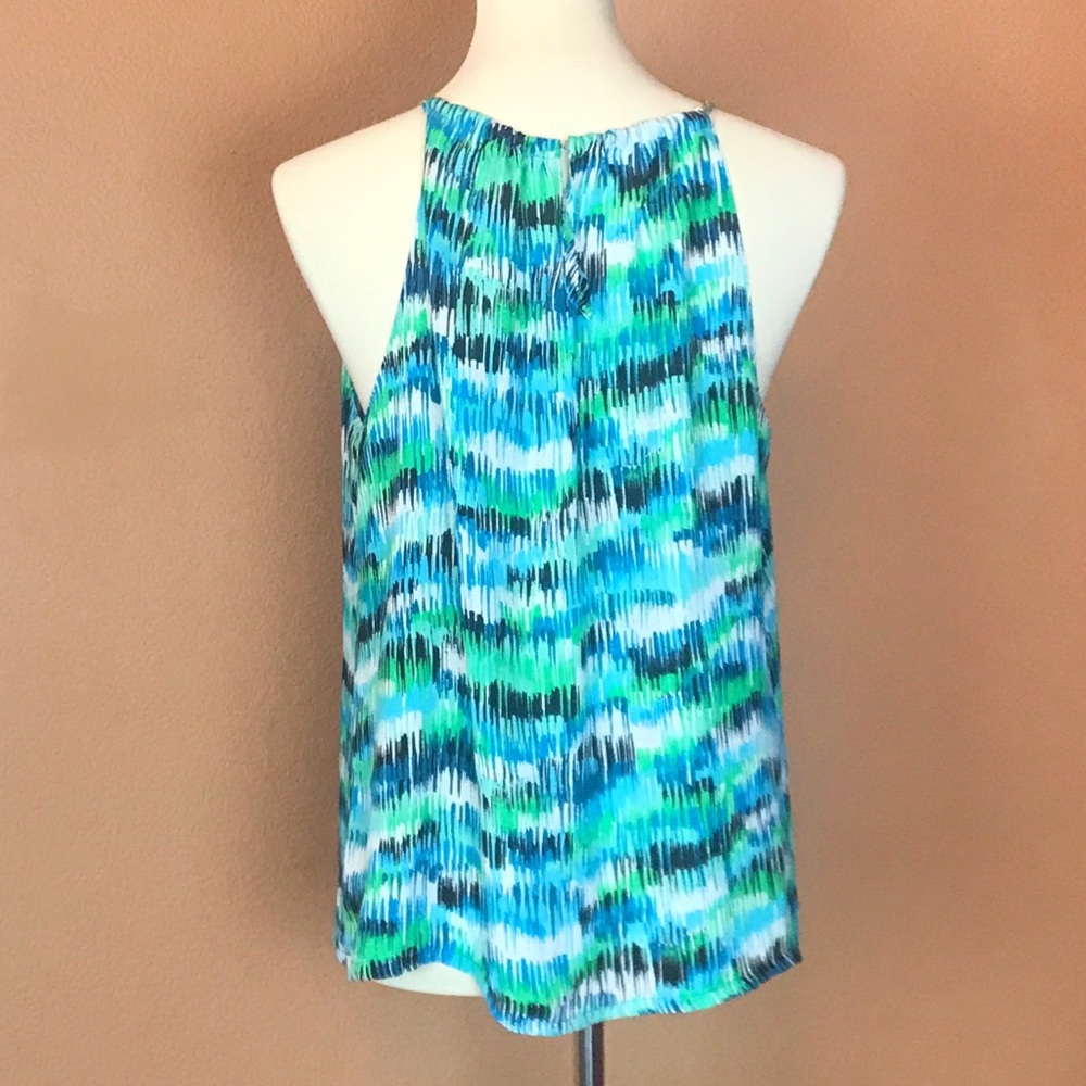 Vince Camuto Sleeveless Chain Strap Blouse - Picture 3 of 4