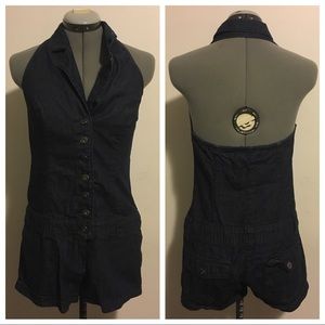 Guess Denim Halter Romper