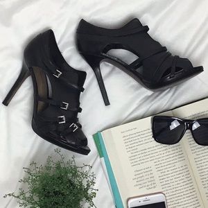 Zara Strappy Buckle Heels