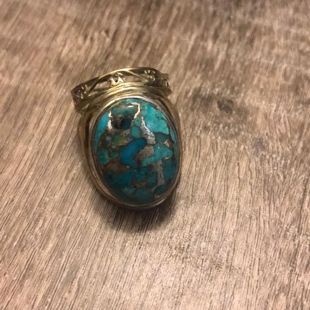 turquoise gemstone ring