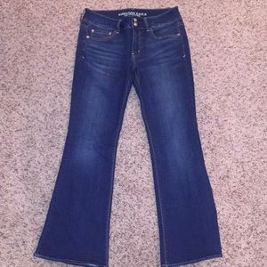 American Eagle AEO Denim x Cafe Artist Flare Jeans