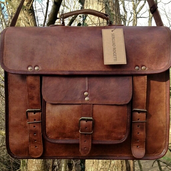 Thar Thar Other - REDUCED 100% Leather Satchel Messenger Bag UNISEX