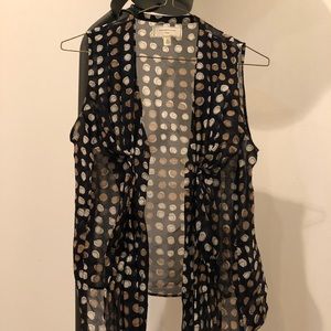 Sheer and Printed Moulinette Soeurs Blouse