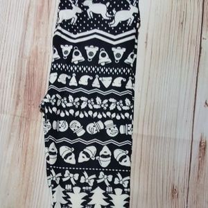 LuLaRoe kids Large XL Unicorn Holiday leggings