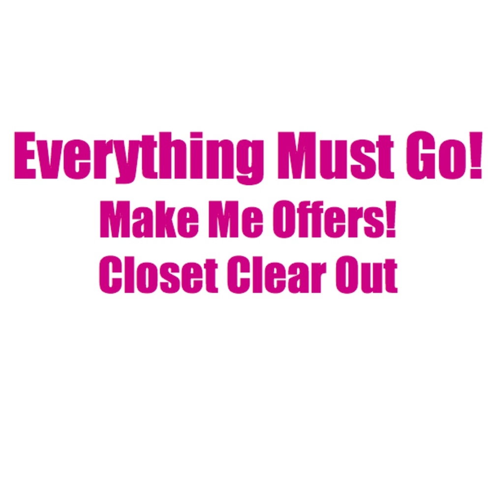 CLOSET CLEAR OUT