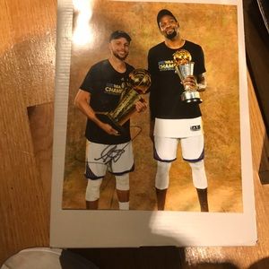 Stephen curry signed picture