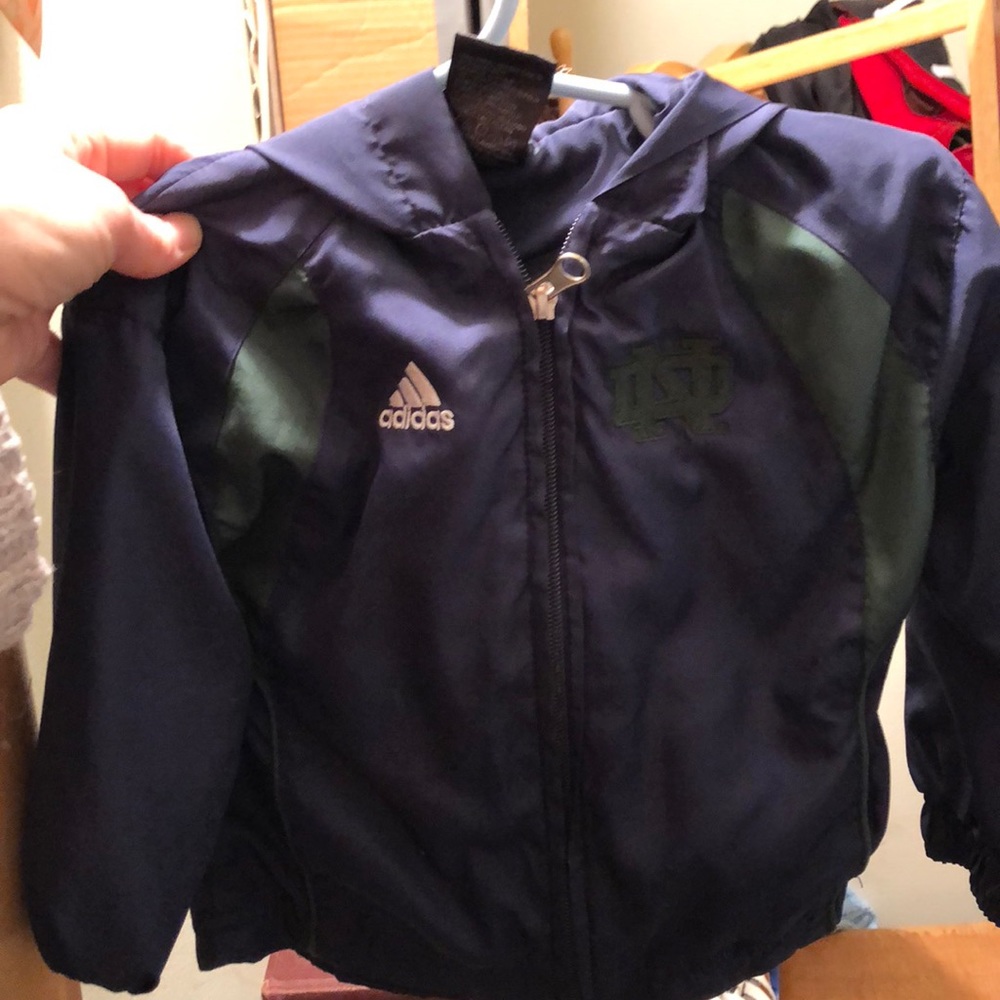 Notre Dame wind jacket.