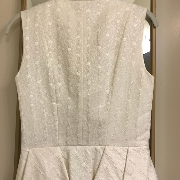 Robert Rodriguez Off White Peplum Top - Picture 2 of 2