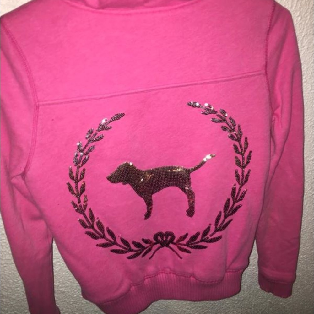 Great condition! Pink jacket with bling