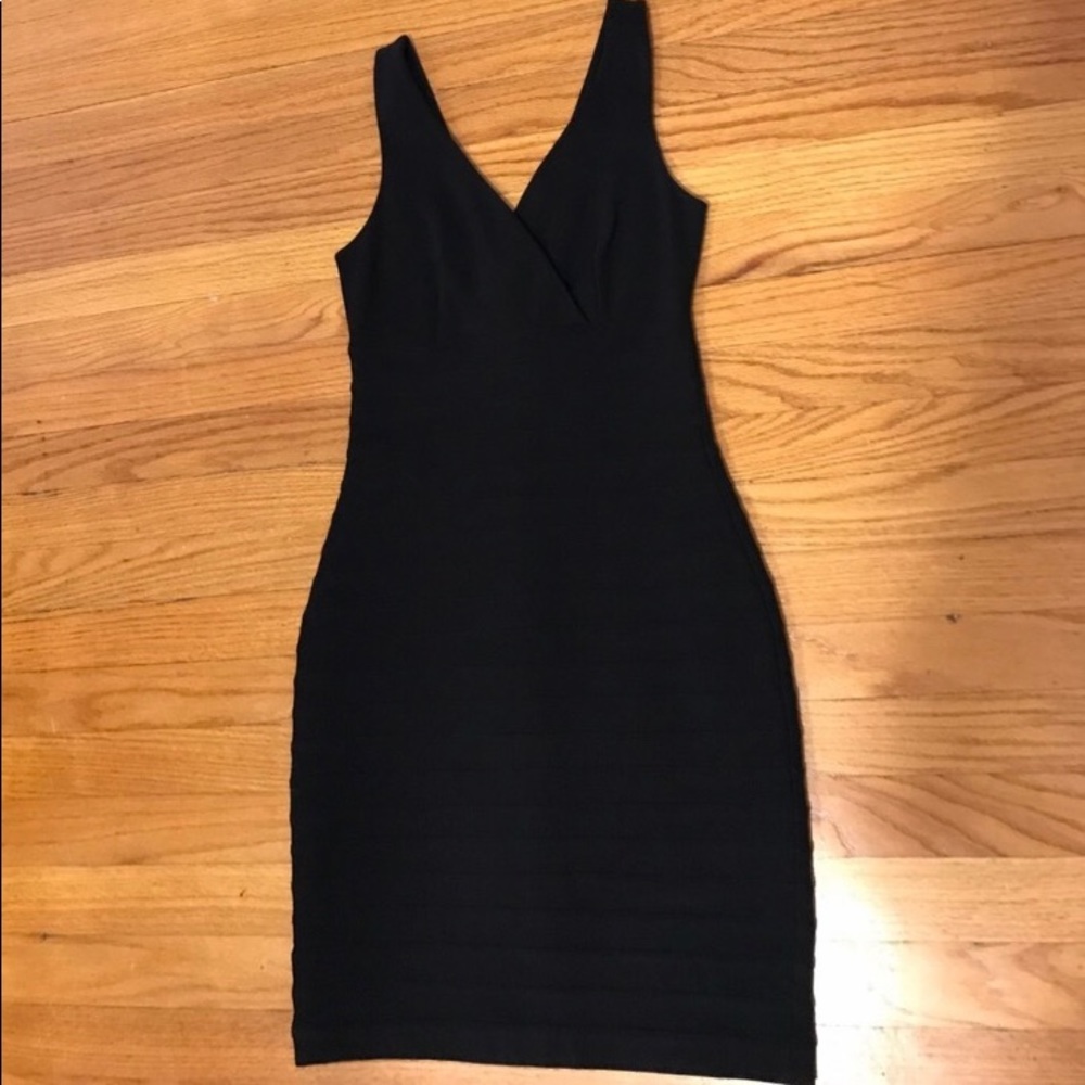 NWT Express black bandage dress