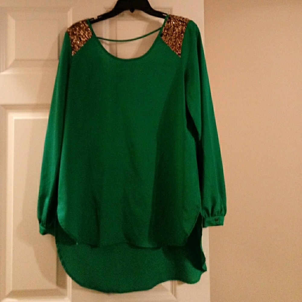 Gianni Bini Embellished Top