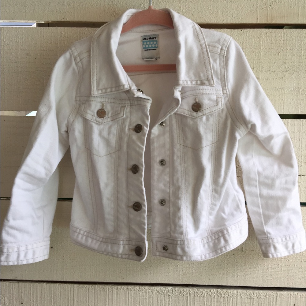 White denim jacket
