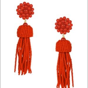 Lisi Lerch orange tassel earrings
