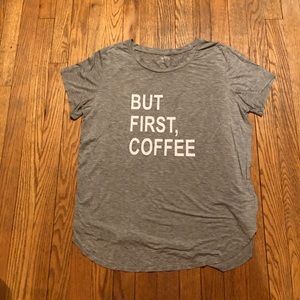 Gap But First Coffee sleep top