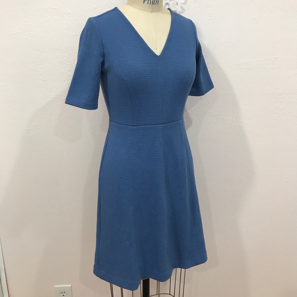 Ann Taylor V-Neck Short Sleeve Dress